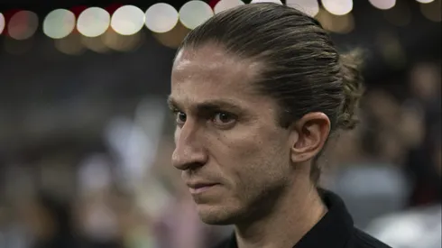 Filipe Luís, técnico do Flamengo – Foto: Jorge Rodrigues/AGIF