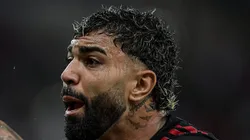 RJ - RIO DE JANEIRO - 29/09/2024 - BRASILEIRO A 2024, FLAMENGO X ATHLETICO-PR - Gabigol jogador do Flamengo durante partida contra o Athletico-PR no estadio Maracana pelo campeonato Brasileiro A 2024.