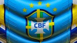 Escudo da Confederação Brasileira de Futebol - CBF na bola do jogo vista antes da partida entre Atletico-MG e Sao Paulo na Arena MRV, pelo Copa Do Brasil 2024. Foto: Gilson Lobo / AGIF