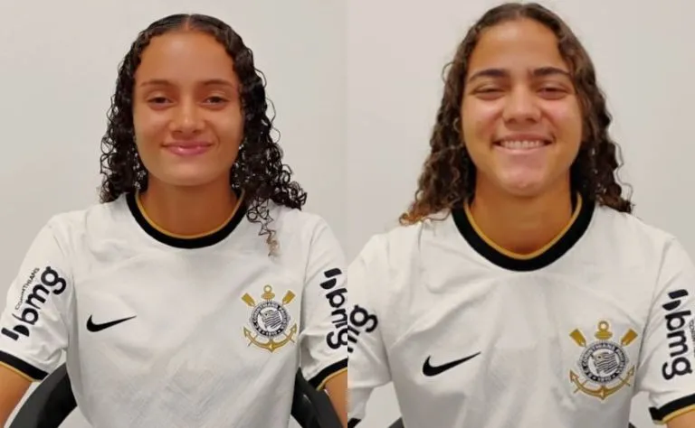 Gabriela e Raiane se juntam ao elenco das Brabinhas do Corinthians Sub-20. Foto: Divulgação/Corinthians