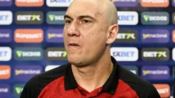 Márcio Zanardi em entrevista após jogo entre Amazonas e Botafogo, na Arena da Amazônia, pela Série B 2024.