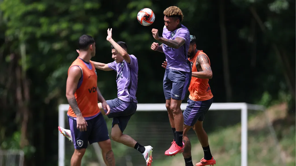 Botafogo treinando. Foto: Vitor Silva/ Botafogo/ Flickr
