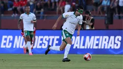 Flaco López jogando contra o Noroeste. Foto: Cesar Greco/ Palmeiras/ Flickr