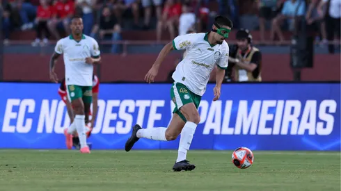 Flaco López jogando contra o Noroeste. Foto: Cesar Greco/ Palmeiras/ Flickr