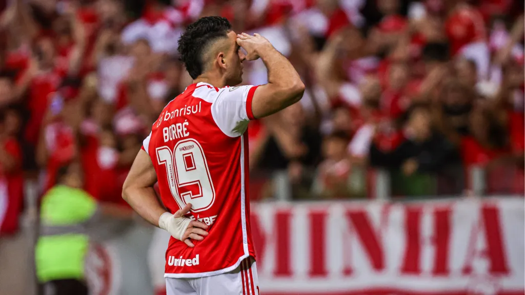 Borré jogando pelo Inter. Foto: Maxi Franzoi/AGIF