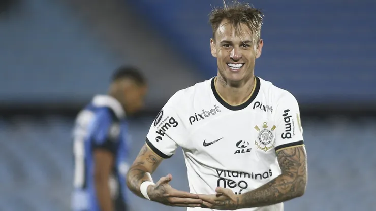 Róger Guedes em partida pelo Corinthians. Foto: Ernesto Ryan/Getty Images