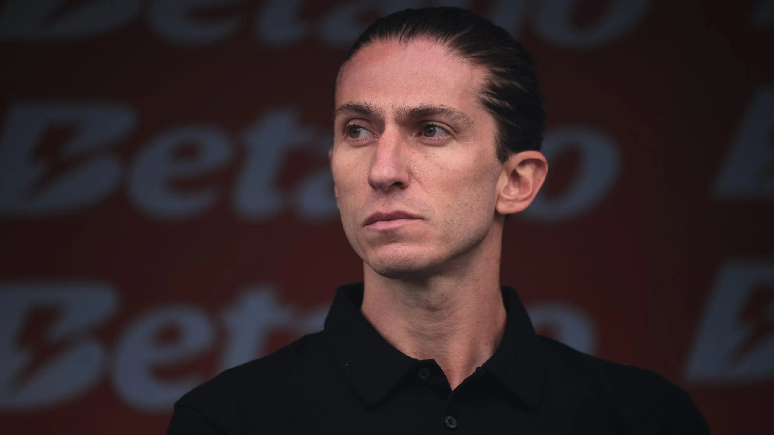 Filipe Luís em partida do Flamengo