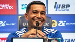 Dudu em sua apresentação no Cruzeiro. Foto: Fernando Moreno/AGIF