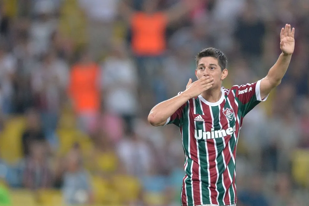 RIO DE JANEIRO – RJ – 18/10/2014 – BRASILEIRAO A 2014/ FLUMINENSE X CRICIUMA, Conca  durante partida pelo Campeonato Brasileiro 2014 no Maracana. Foto: Pedro Martins/AGIF
