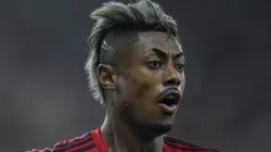 Bruno Henrique durante partida entre Flamengo e Vasco, no Maracanã, pelo Brasileirão 2020.