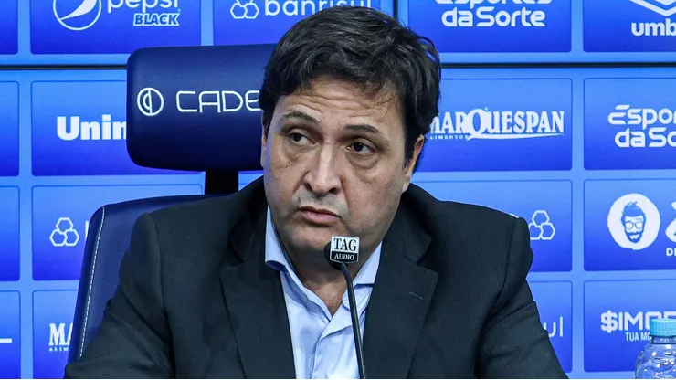 Presidente do Grêmio, Alberto Guerra. Foto: Maxi Franzoi/AGIF
