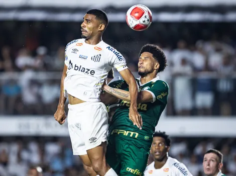 Palmeiras vira com golaço nos acréscimos e bate o Santos na Vila Belmiro