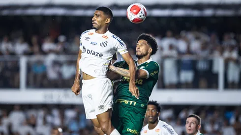 Santos x Palmeiras terá transmissão ao vivo do Bolavip Brasil às 20h desta quarta-feira (22) pelo Paulistão 2025. Foto: Abner Dourado/AGIF