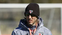 Zubeldía durante treinos em Orlando, nos EUA.