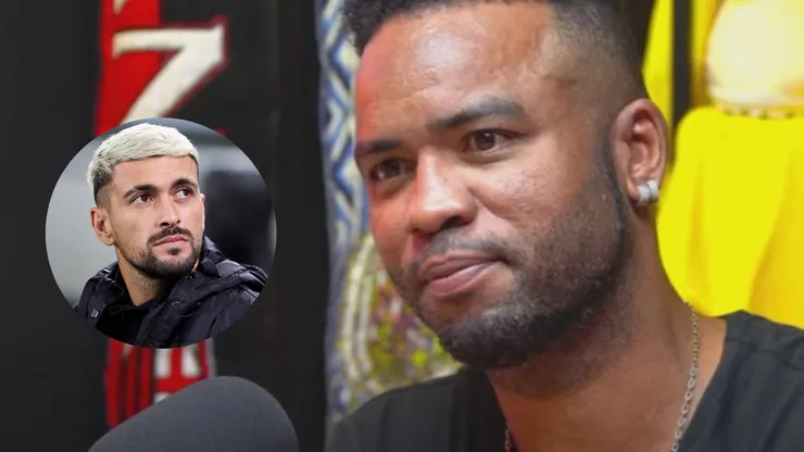 Ex-jogador ainda não esqueceu Arrascaeta - Foto 1: Reprodução/Charla Podcast/YouTube - Foto 2: Juan Manuel Serrano Arce/Getty Images.