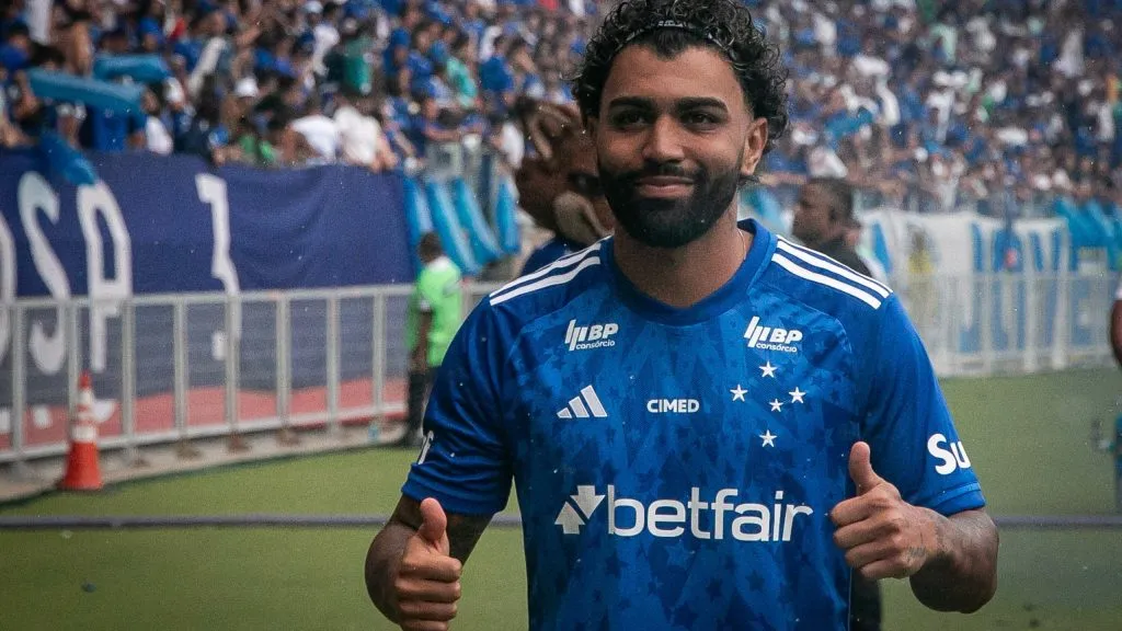 Gabigol jogador do Cruzeiro. Foto: Fernando Moreno/AGIF