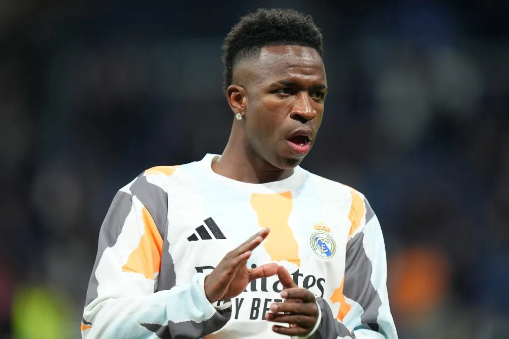 Vini Jr. é o atual melhor jogador do mundo segundo a Fifa – Foto: Angel Martinez/Getty Images