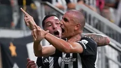 Dudu comemorando gol contra o Democrata. Foto: Daniela Veiga / Atlético