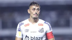 Diego Pituca, jogador do Santos, durante partida pelo Campeonato Paulista