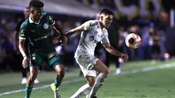 Santos x Palmeiras pela 3ª rodada do Campeonato Paulista. Foto: Marcello Zambrana/AGIF