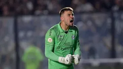 Gabriel Grando em partida entre Botafogo x Grêmio em 2023. Foto: Thiago Ribeiro/AGIF
