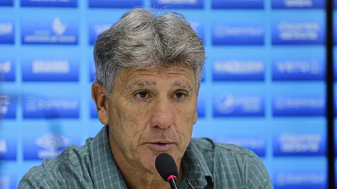 PR – PONTA GROSSA – 30/04/2024 – COPA DO BRASIL 2024, OPERARIO X GREMIO – Renato Gaucho tecnico do Gremio durante coletiva de imprensa apo partida contra o Operario no estadio Germano Kruger pelo campeonato Copa Do Brasil 2024.