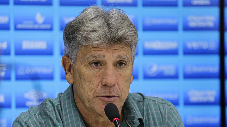 PR - PONTA GROSSA - 30/04/2024 - COPA DO BRASIL 2024, OPERARIO X GREMIO - Renato Gaucho tecnico do Gremio durante coletiva de imprensa apo partida contra o Operario no estadio Germano Kruger pelo campeonato Copa Do Brasil 2024.