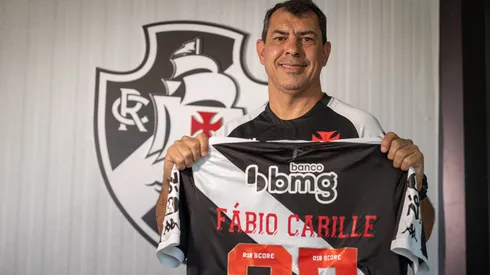 Fábio Carille em sua apresentação/ Foto: Vasco