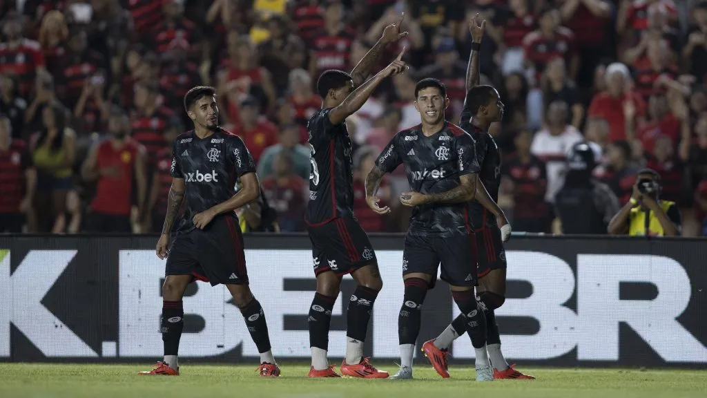 Flamengo goleou o Bangu pelo Campeonato Carioca. Foto: Kayan Mendes/AGIF