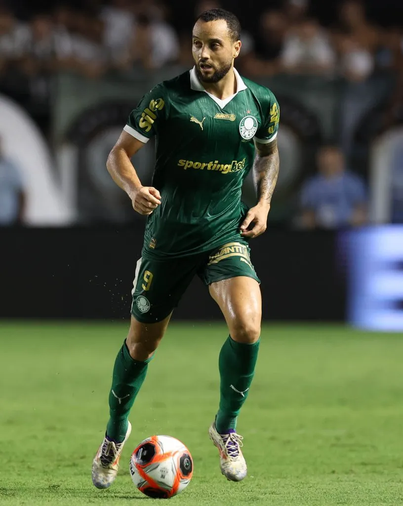 Felipe Anderson em jogo Palmeiras x Santos - Cesar Greco/Palmeiras/by Canon
