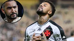 Payet tratou de cumprimentar Paulinho após gol em 1º jogo pós-lesão no joelho - Fotos: Antonio Pereira e Thiago Ribeiro/AGIF