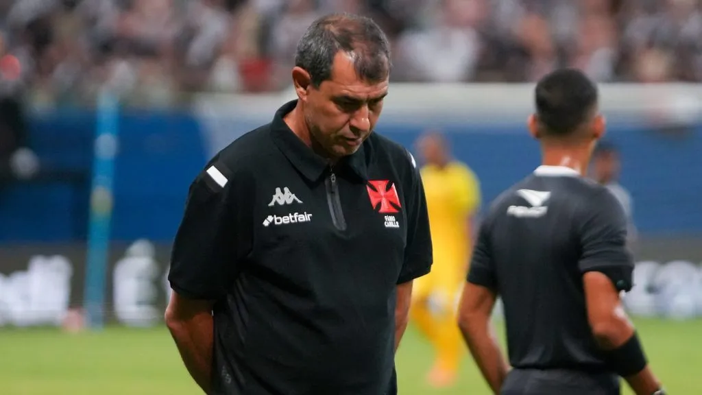 Carille em sua estreia pelo Vasco. Foto: Aguilar Abecassis/AGIF