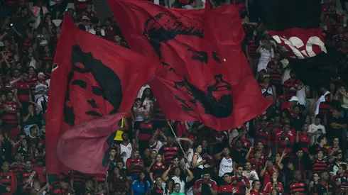 Torcida do Flamengo em jogo contra o Atlético-MG pelo Brasileirão 2024: Thiago Ribeiro/AGIF