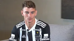 Natanael, em apresentação do Atlético-MG - Foto: Reprodução/YouTube