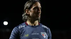 Luis Zubeldia tecnico do Sao Paulo durante partida contra o Guarani no estadio Morumbi pelo campeonato Paulista 2025. Foto: Marco Miatelo/AGIF