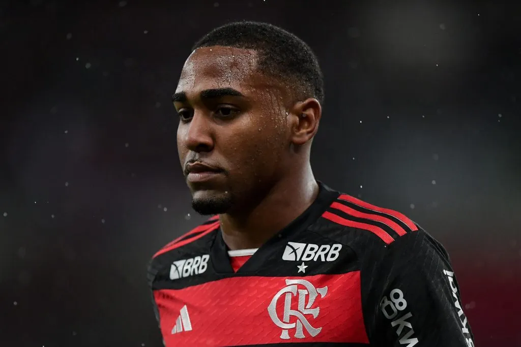 RJ – RIO DE JANEIRO – 25/08/2024 – BRASILEIRO A 2024, FLAMENGO X BRAGANTINO – Lorran jogador do Flamengo durante partida contra o Bragantino no estadio Maracana pelo campeonato Brasileiro A 2024. Foto: Thiago Ribeiro/AGIF
