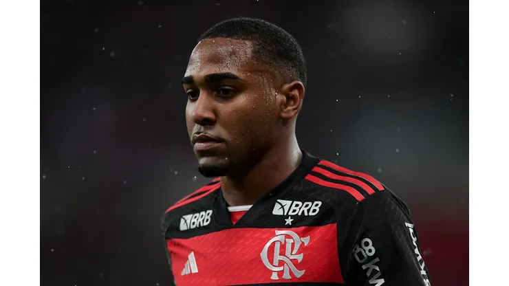 RJ - RIO DE JANEIRO - 25/08/2024 - BRASILEIRO A 2024, FLAMENGO X BRAGANTINO - Lorran jogador do Flamengo durante partida contra o Bragantino no estadio Maracana pelo campeonato Brasileiro A 2024. Foto: Thiago Ribeiro/AGIF