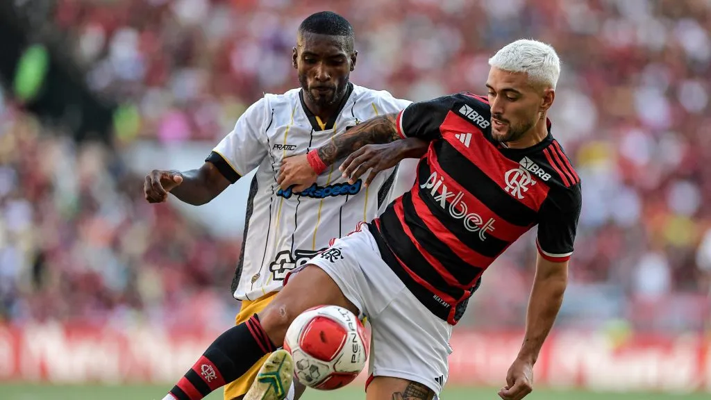 Volta Redonda x Flamengo se enfrentam pelo Campeonato Carioca 2024. Foto: Thiago Ribeiro/AGIF