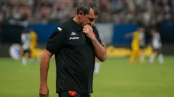 Carille, técnico do Vasco, durante partida contra o Madureira na Arena da Amazônia pelo Campeonato Carioca 2025. Foto: Aguilar Abecassis / AGIF