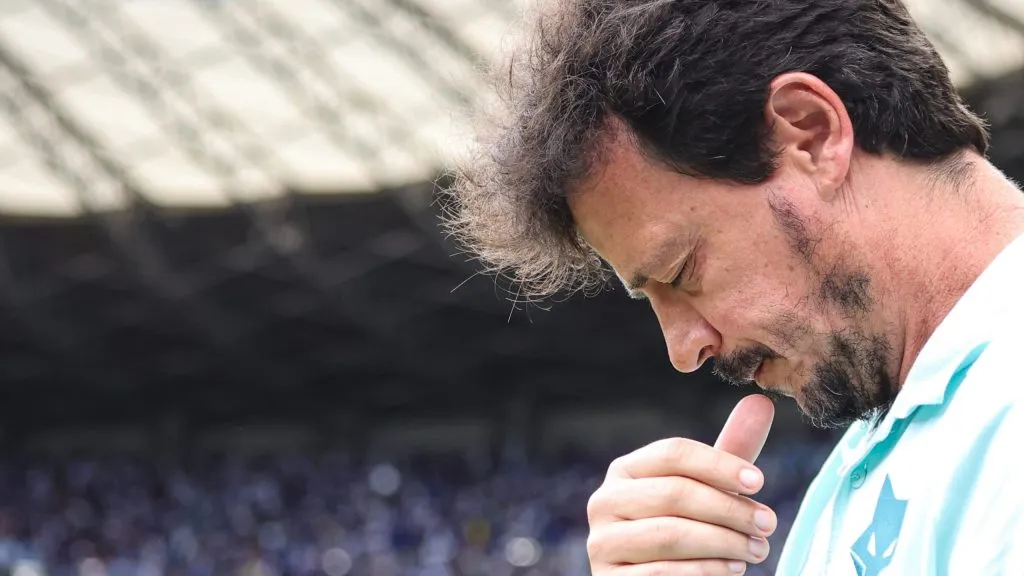 Fernando Diniz, técnico do Cruzeiro. oto: Gilson Lobo/AGIF