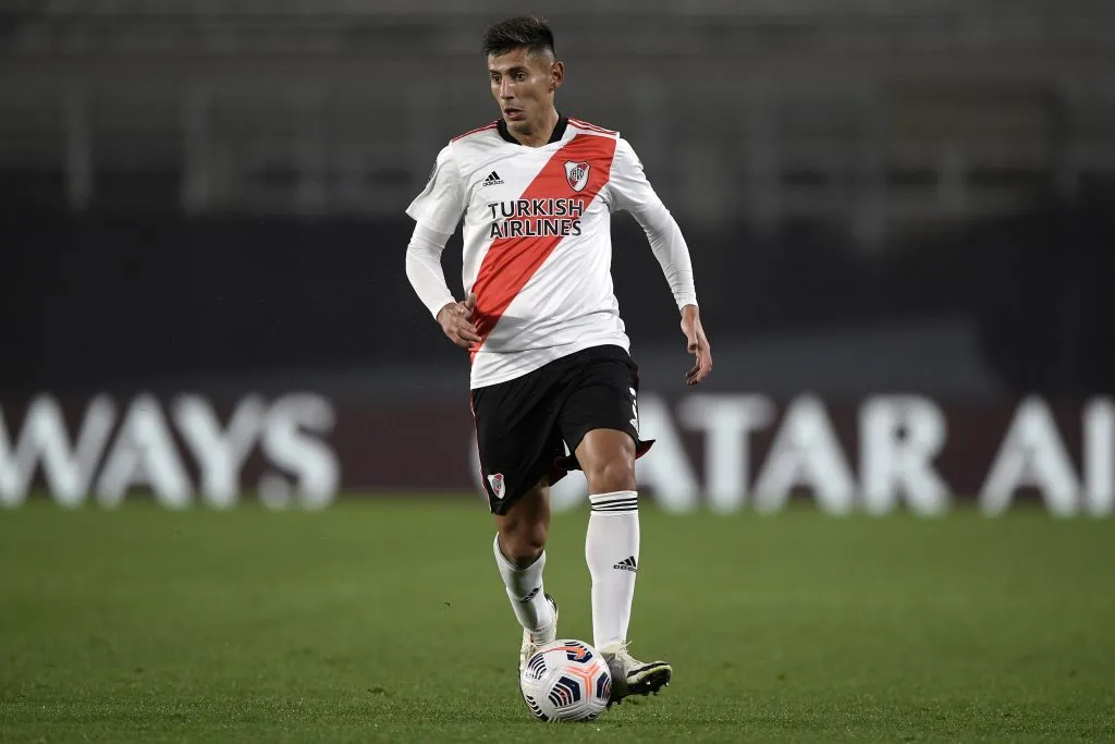 Angileri se destacou jogando no River Plate, antes de se transferir para a Europa. Foto: Juan Mabromata – Pool/Getty Images.
