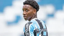 Gabriel Mec durante partida da Copa São Paulo de Futebol Júnior.