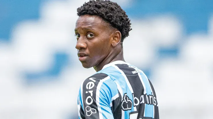 Gabriel Mec durante partida da Copa São Paulo de Futebol Júnior.