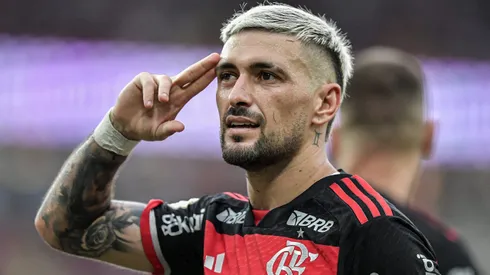 Arrascaeta jogou bem em partida diante do Volta Redonda. Foto: Thiago Ribeiro/AGIF