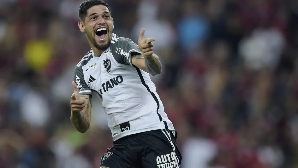 Rubens em ação pelo Galo. Foto: Alexandre Loureiro/AGIF