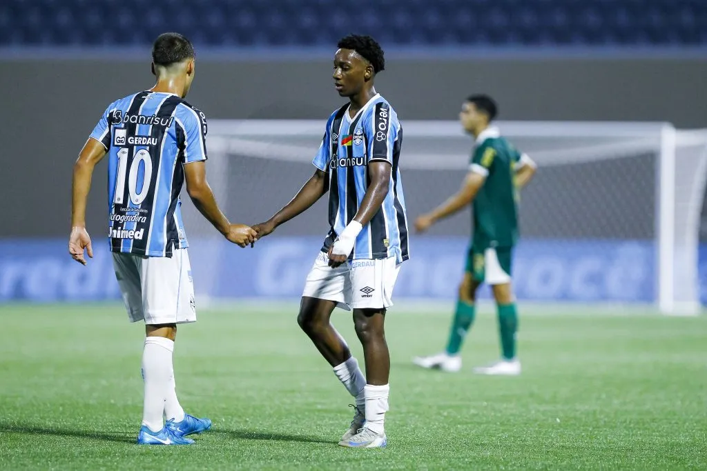 SP – BARUERI – 19/01/2025 – COPA SAO PAULO 2025, PALMEIRAS X GREMIO –  jogador do Gremio durante partida contra o Palmeiras no estadio Arena Barueri pelo campeonato Copa Sao Paulo 2025. Foto: Marco Miatelo/AGIF