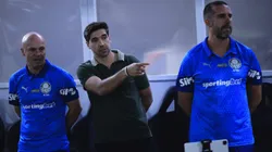 Abel Ferreira e sua comissão técnica contra o Novorizontino (Ettore Chiereguini/AGIF)