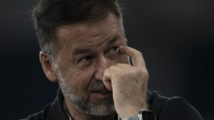 RJ - RIO DE JANEIRO - 14/09/2024 - BRASILEIRO A 2024, BOTAFOGO X CORINTHIANS - Augusto Melo presidente do Corinthians antes da partida contra o Botafogo no estadio Engenhao pelo campeonato Brasileiro A 2024. Foto: Jorge Rodrigues/AGIF
