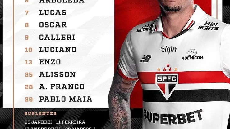 (Divulgação/São Paulo FC)