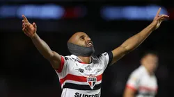 Lucas Moura foi o destaque do São Paulo no clássico. Foto: Rubens Chiri, Paulo Pinto e Miguel Schincariol/São Paulo